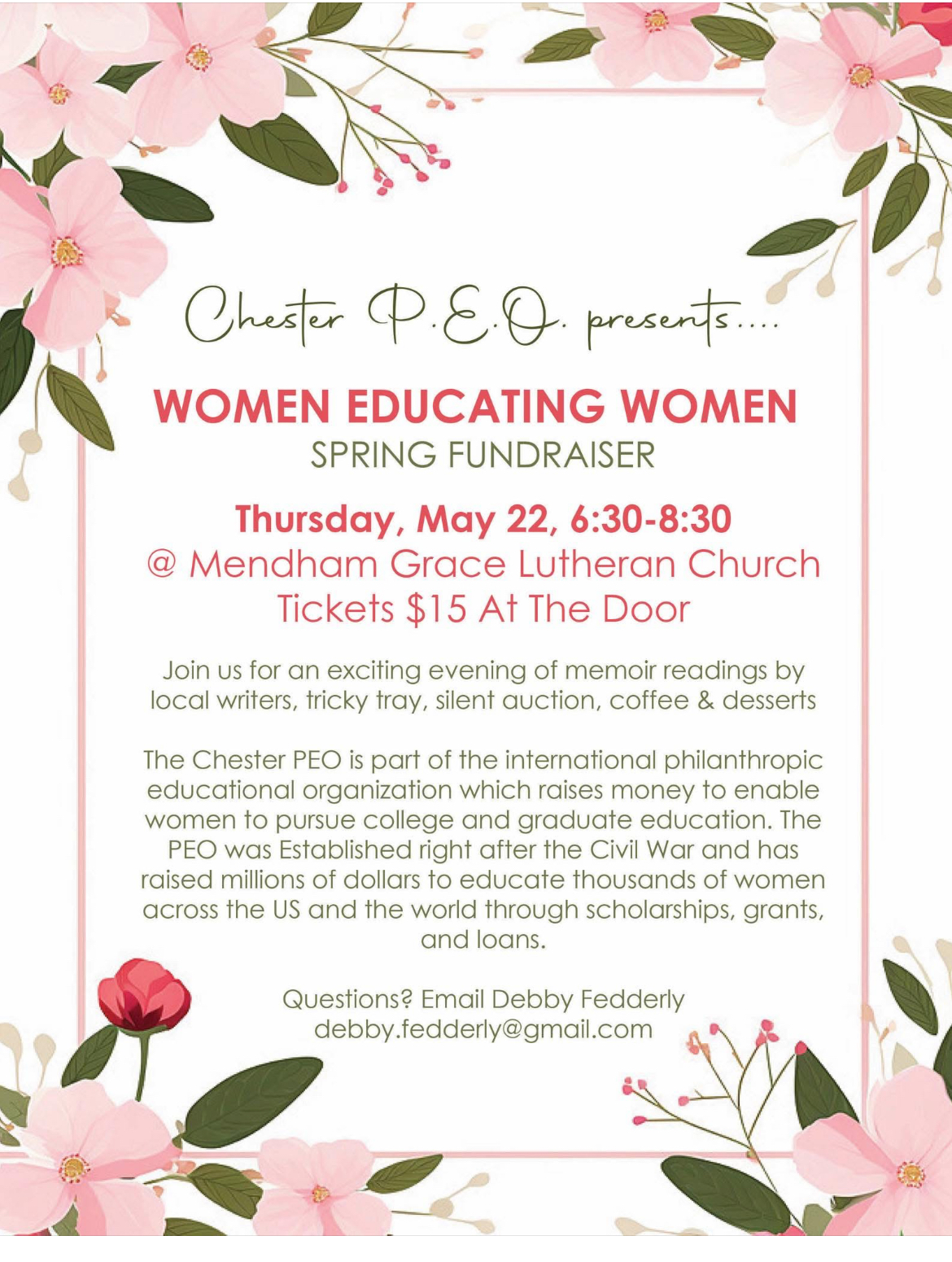 Women Educating Women Flyer
