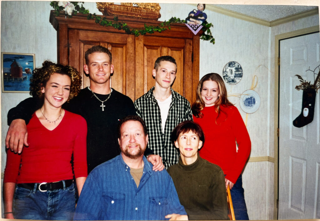Christmas 2000, after Mom's "good news".